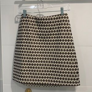 Loft metallic skirt in EUC